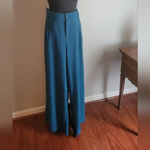 Torrid Peacock blue wide leg trouser 22W